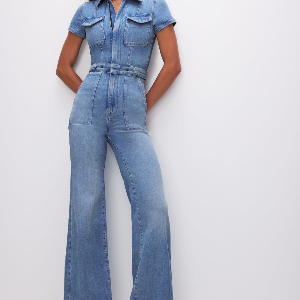 Blue Denim Jumpsuit